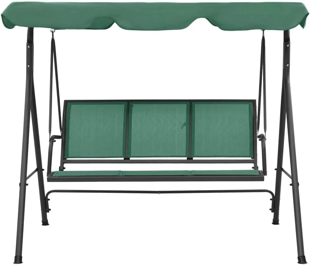 Huśtawka ogrodowa Hollywood — 170 cm, zielony, z metalu