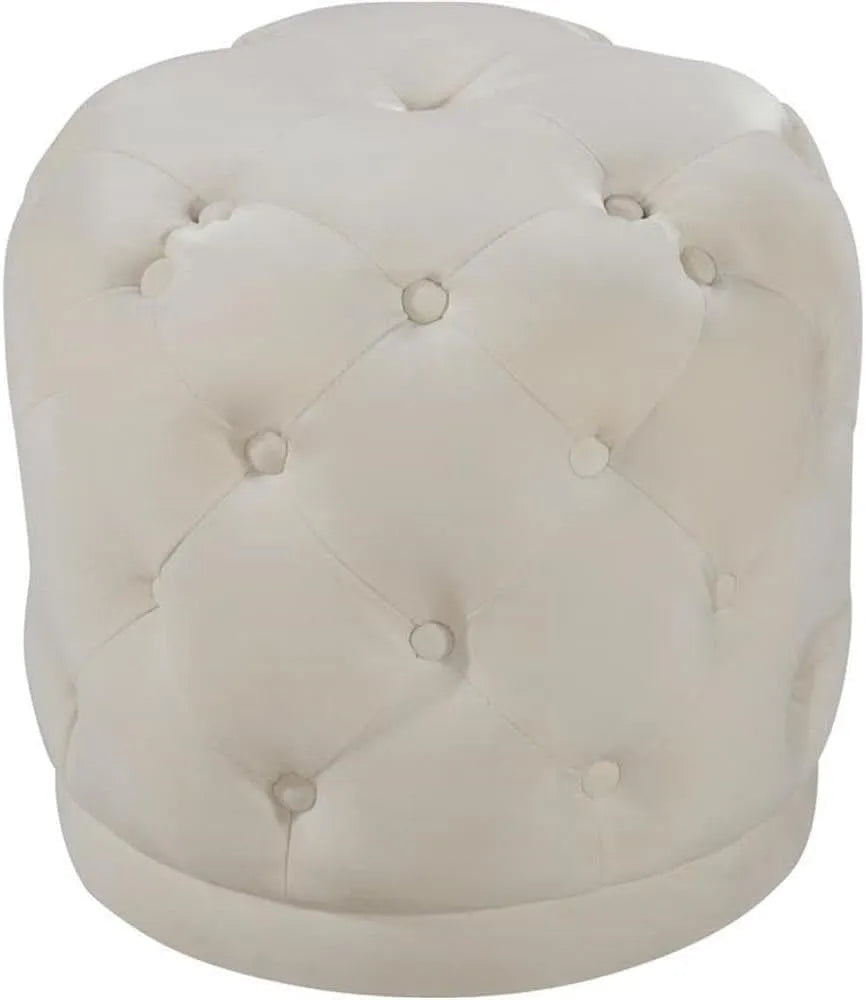 Meridian Furniture Harper Collection Modern: z drewna, tapicerka aksamitna, 45 cm, 43 cm, z litego drewna