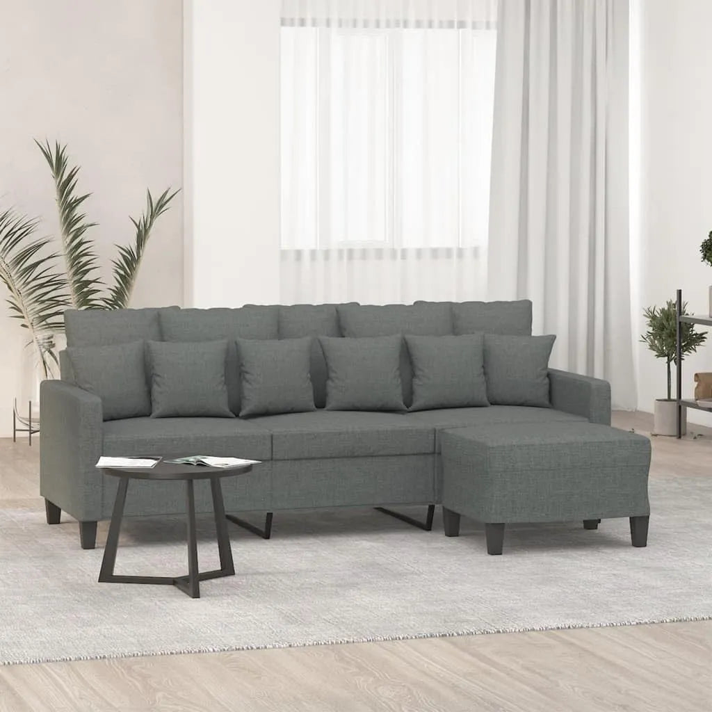 Sofa – 3-osobowa, 180 cm, z metalu