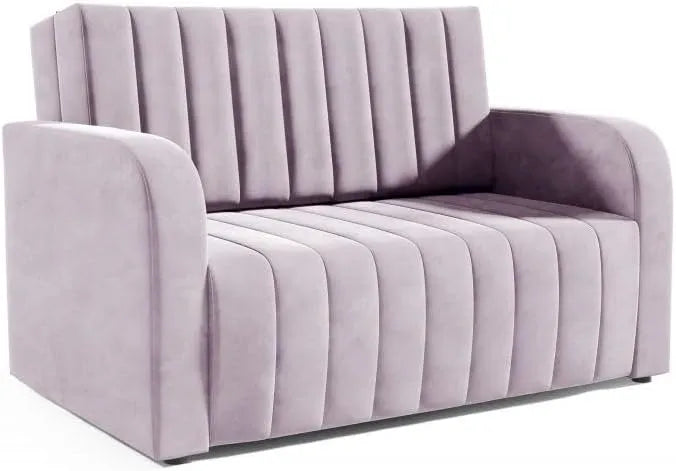Sofa – tapicerka materiałowa, z funkcją spania, 3 osobowa, 155 cm, z pojemnikiem do przechowywania, tapicerka materiałowa, dla 3 osób