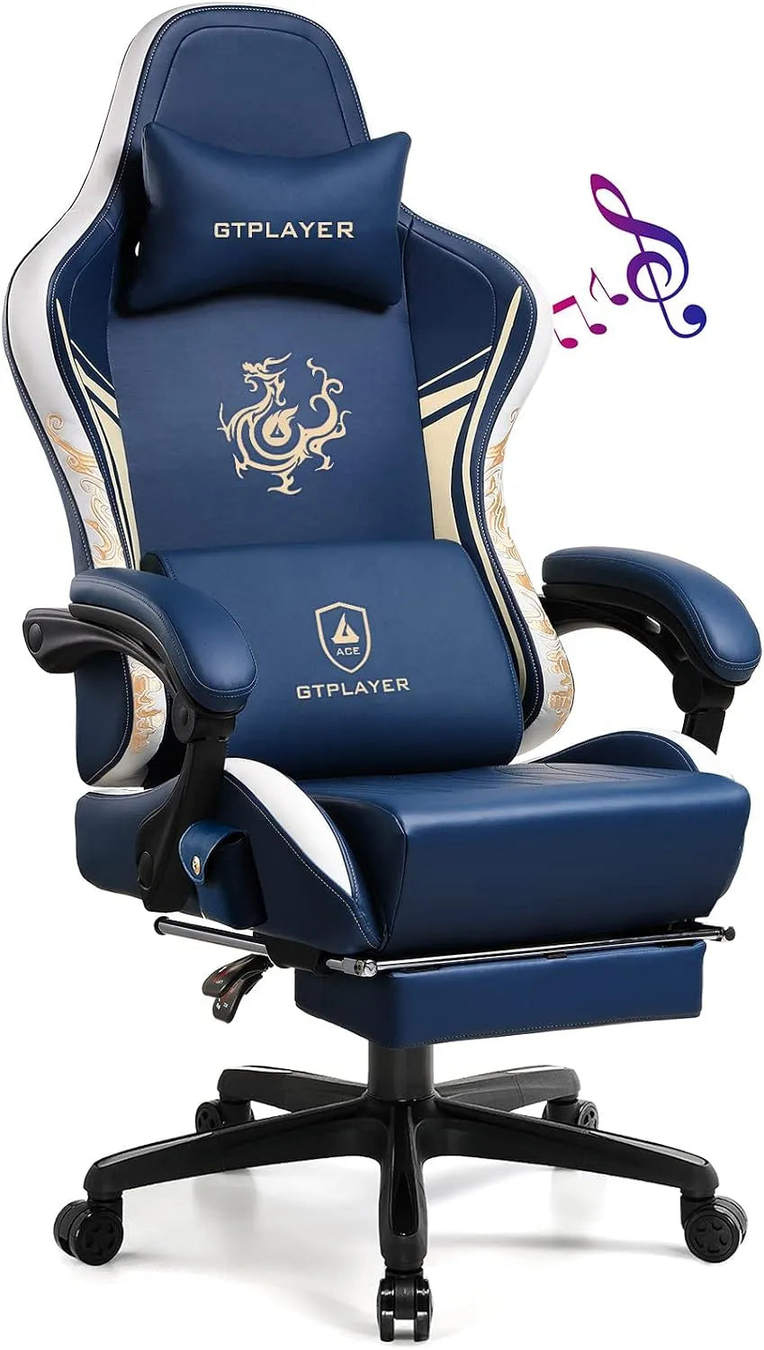 Głośnik — gamingowy, łączność Bluetooth, niebieski
