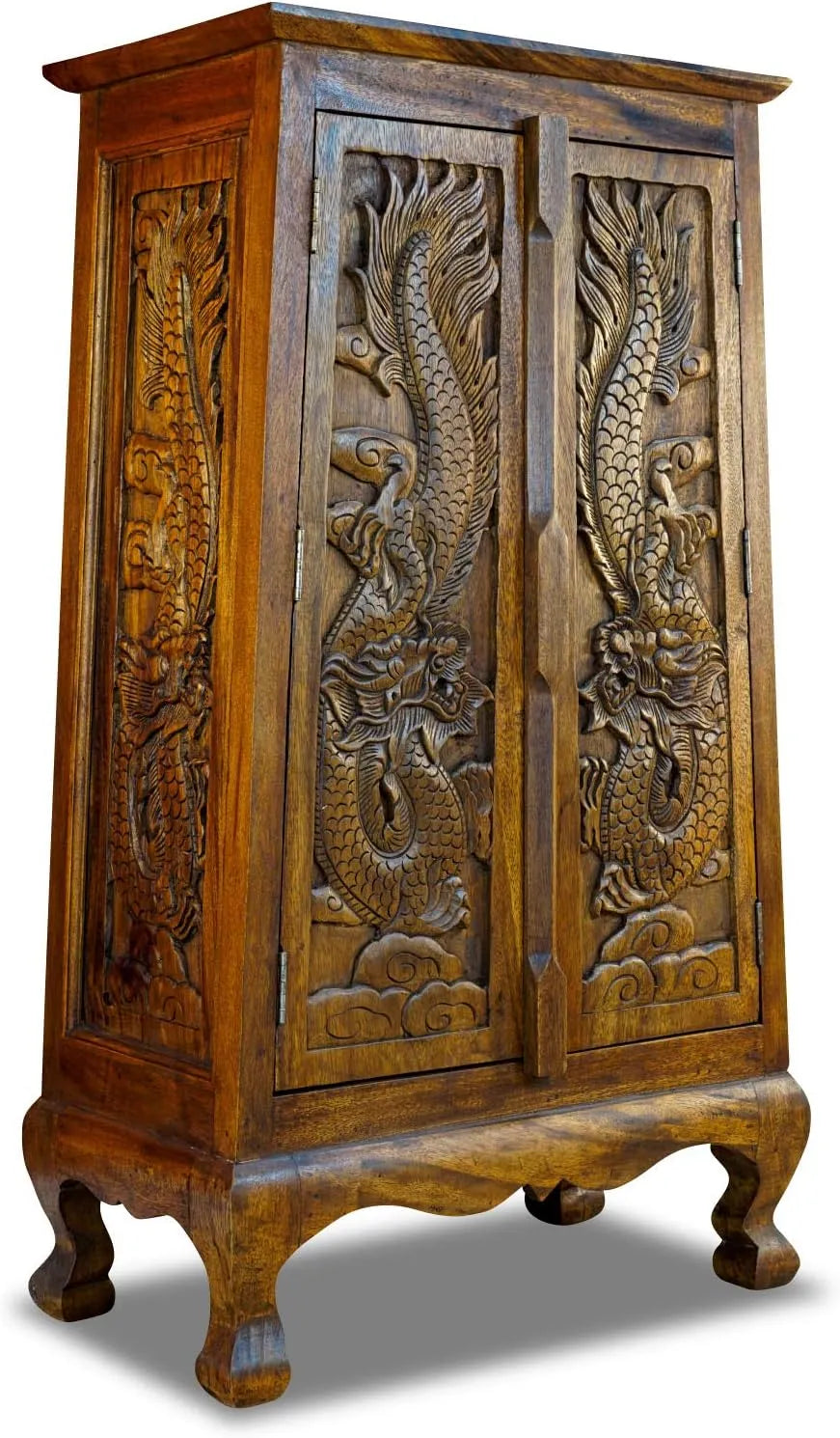 Szafa: z drewna, z szafą, 100 × 57 cm, z litego drewna