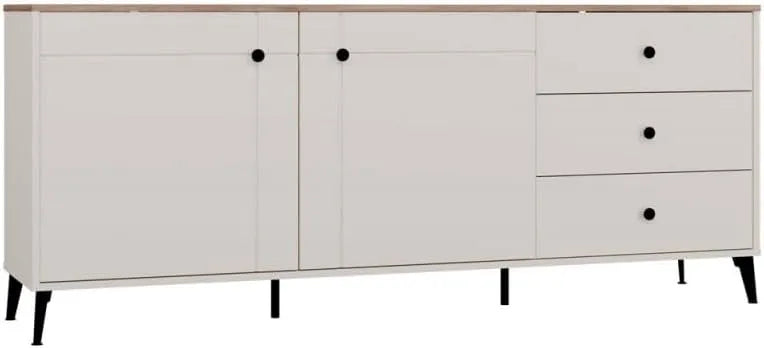 Komoda i szafka do przechowywania Szeroka do Salonu i Sypialni: z szufladami, 3 Szufladami, 183, 5 × 40 × 75, 5