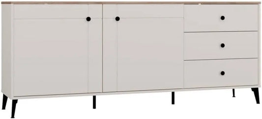 Komoda i szafka do przechowywania Szeroka do Salonu i Sypialni: z szufladami, 3 Szufladami, 183, 5 × 40 × 75, 5