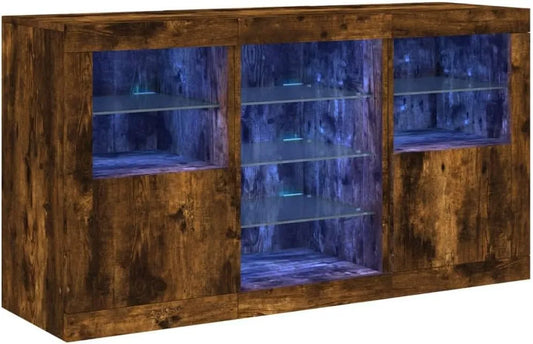 Szafka z oświetleniem LED — wyświetlacz LED, 123 × 37 × 67 cm