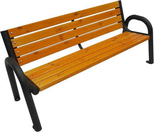 Zewnętrzna Ławka ogrodowa i ławka tarasowa z drewna: 150cm, 350 kg
