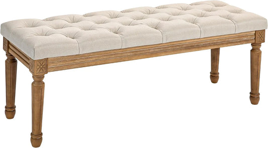 HOMCOM Ławka do siedzenia: z drewna, 120 × 41 × 48 cm