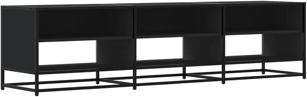 Smart TV — z drewna, 180 × 40 × 46 cm, czarny