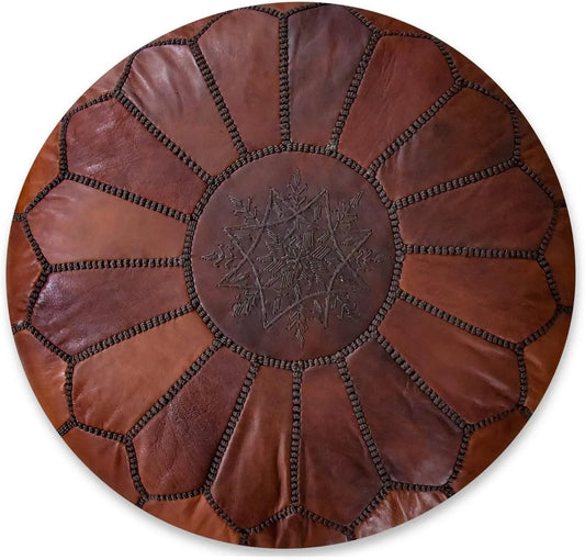 Poufs&Pillows Marokańska pufa z prawdziwej skóry