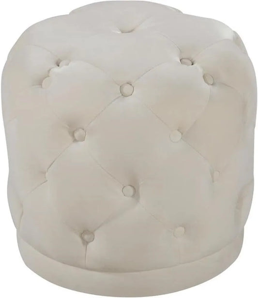 Meridian Furniture Harper Collection Modern: z drewna, tapicerka aksamitna, 45 cm, 43 cm, z litego drewna