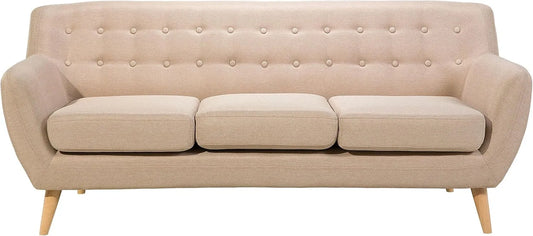 Sofa: styl retro, beżowy