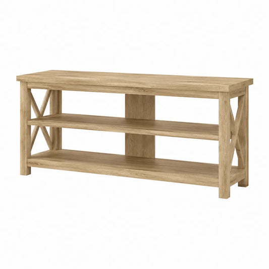 Stolik RTV z płyty MDF z okleiną dębową 120 cm